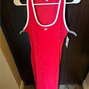 Juicy Couture Red Fitted Tank Top dress